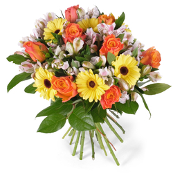 Poczta i kwiatowa Warszawa Bukiet kontrastów