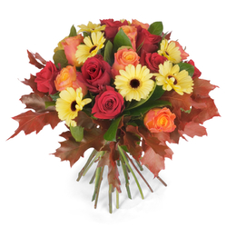 Poczta i kwiatowa Warszawa Obfita jesień