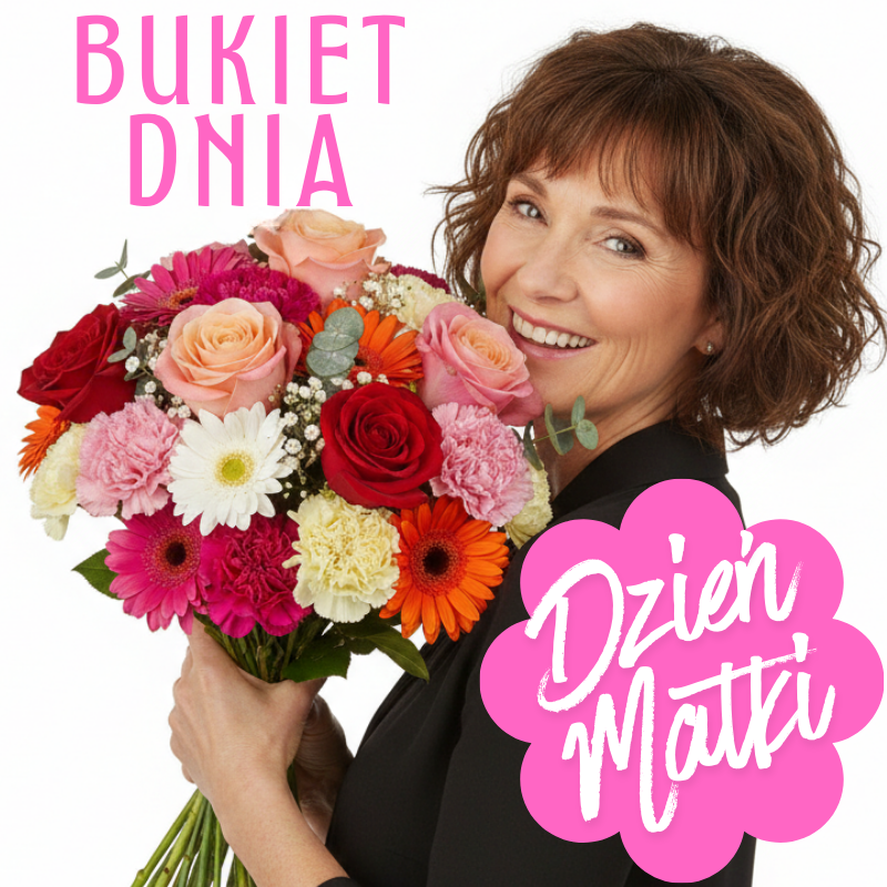 Poczta i kwiatowa Warszawa Bukiet na Dzień Mamy